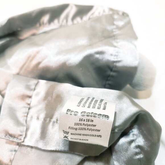 Gray Elephant Lovey Security Blanket Baby Plush Stuffed Animal 16" Pro Goleem - Picture 7 of 9